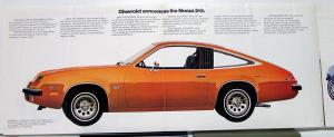 1975 Chevrolet Monza 2+2 Color Sales Brochure Original