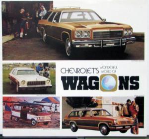 1975 Chevrolet Wagons Caprice Malibu Beauville Vega Sales Mailer Original