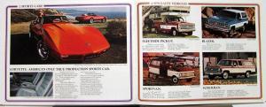 1975 Chevrolets ALL Cars Wagons Vet Specialty Vehicles Trucks Vans Sale Brochure