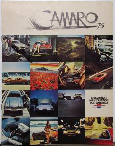 1975 Chevrolet Camaro Color Sales Brochure - Sport Coupe Type LT