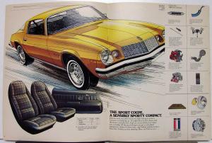 1975 Chevrolet Camaro Color Sales Brochure - Sport Coupe Type LT