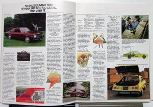 1975 Chevrolet Nova Coupe Sedan LN Color Sales Brochure Original