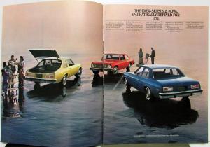 1975 Chevrolet Nova Coupe Sedan LN Color Sales Brochure Original