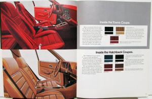 1975 Chevrolet Monza Towne Coupe S Hatchback 2+2 REVISED Sales Brochure Original