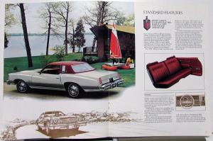 1975 Chevrolet Monte Carlo Coupe Landau Color Sales Brochure Original