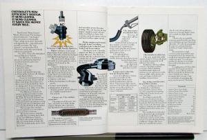1975 Chevrolet Caprice Impala Bel Air Color Sales Brochure Original