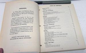 1952 Lincoln Dealer Service Chassis Shop Manual Repair Instructions Original