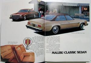 1975 Chevy Chevelle Malibu Laguna Mid Size Car Sales Brochure Color Original