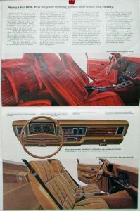 1976 Chevrolet Monza 2+2 Hatchback Towne Coupe Color Sales Brochure Original