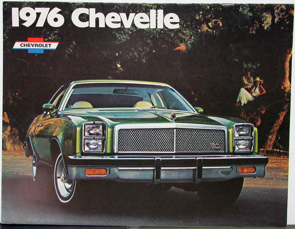 1976 Chevrolet Chevelle Malibu Laguna Color Sales Brochure Original
