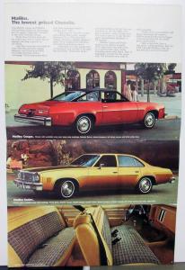 1976 Chevrolet Chevelle Malibu Laguna Color Sales Brochure Original