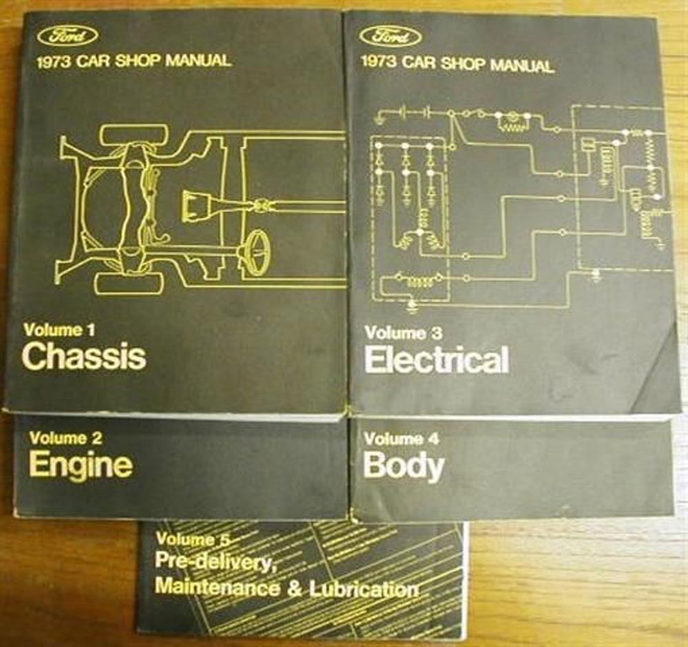 1973 Ford Lincoln Mercury Shop Service Manual Set New Mustang Thunderbird Pinto