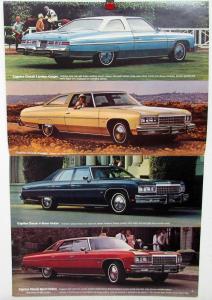1976 Chevrolet Caprice Classic Impala Color Sales Brochure Original