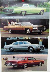 1976 Chevrolet Caprice Classic Impala Color Sales Brochure Original
