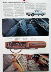 1976 Chevrolet Caprice Classic Impala Color Sales Brochure Original