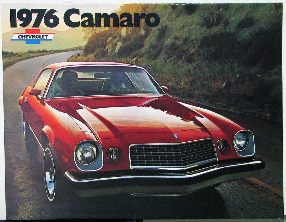 1976 Chevrolet Camaro Color Sales Brochure Original