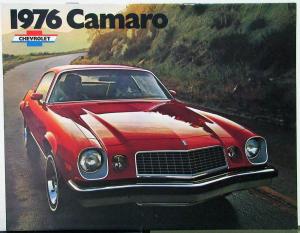 1976 Chevrolet Camaro Color Sales Brochure Original