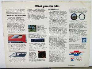1976 Chevrolet Vega Color Sales Brochure Original