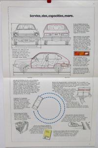 1976 Chevrolet Chevette Color Sales Brochure Original