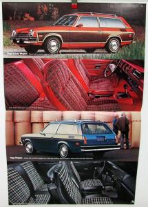 1976 Chevrolet Wagons Chevelle Vega Sportvan Suburban Blazer Sales Brochure