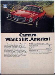 1976 Chevrolet Small Car Camara Nova Chevette Monza Concours Sales Brochure Orig