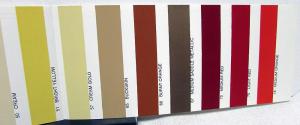 1976 Chevrolet Passenger Car Colors Paint Chips Sales Folder Original