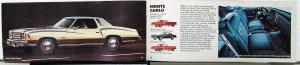 1976 Chevrolet Full Line Color Sales Folder Original