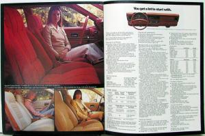 1977 Chevrolet Monza 2+2 Spyder Hatchback Coupe Sales Brochure Revised Original