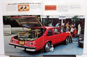 1977 Chevrolet Nova Passenger & Police Car Sales Brochure Original