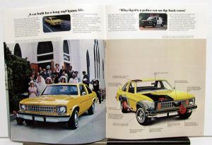 1977 Chevrolet Nova Passenger & Police Car Sales Brochure Original
