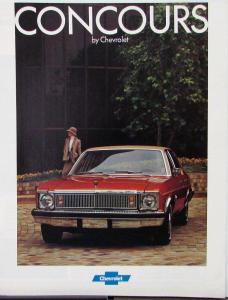 1977 Chevrolet Concours Sales Brochure Original