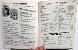 1962 Mercury Comet Dealer Service Shop Manual Repair Supplement Original
