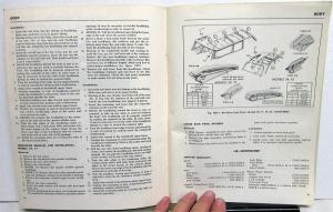 1962 Mercury Comet Dealer Service Shop Manual Repair Supplement Original