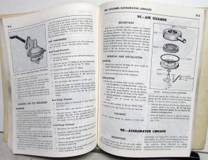 1962 Mercury Meteor Dealer Service Shop Manual Repair Maintenance Original