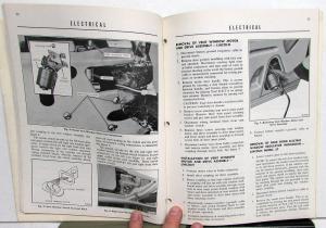 1957 Lincoln Dealer Service Shop Manual Supplement Repair Continental Mark II