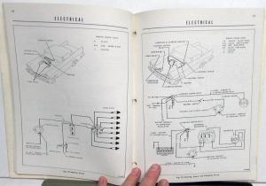 1957 Lincoln Dealer Service Shop Manual Supplement Repair Continental Mark II