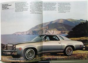 1977 Chevrolet Chevelle Malibu Mid Size Sales Brochure Original