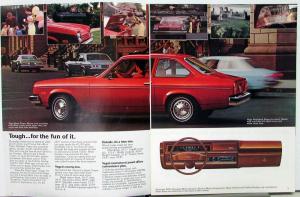 1977 Chevrolet Vega REVISED Sales Brochure Original