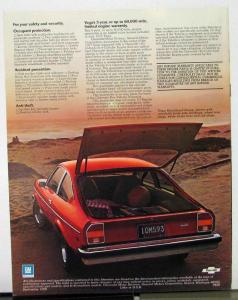 1977 Chevrolet Vega Sales Brochure Original