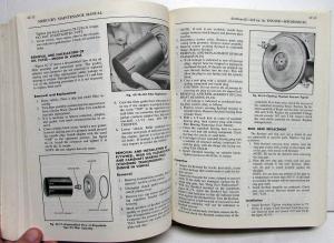 1959 Mercury Dealer Service Shop Manual Repair Maintenance Adjustment Original