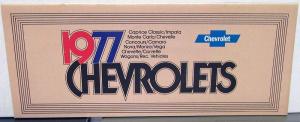 1977 Chevrolet Dealer Sales Brochure Monte Carlo Nova Chevelle Corvette Small