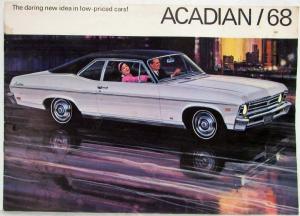 1968 Acadian Sales Brochure - Canadian