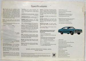 1968 Acadian Sales Brochure - Canadian