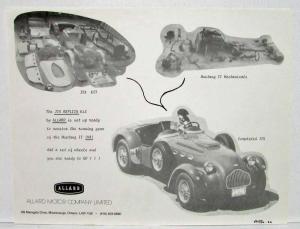 1982 Allard J2X Replica Sales Kit Portfolio - Canadian