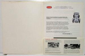 1982 Allard J2X Replica Sales Kit Portfolio - Canadian