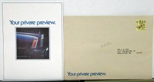 1978 Chevrolet Monte Carlo Preview Invite Sales Folder With Envelope Original