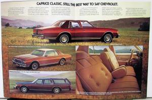 1978 Chevrolet Caprice Classic Impala Color Sales Brochure Original