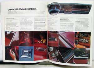 1978 Chevrolet Caprice Classic Impala Color Sales Brochure Original