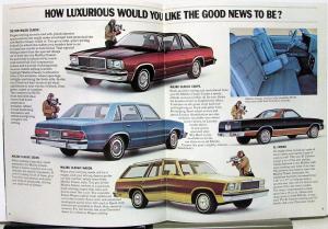 1978 Chevrolet New Size Malibu & Classic Color Sales Brochure Original