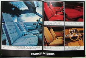 1978 Chevrolet Monza 2+2 S Hatchback Coupe Wagon Color Sales Brochure Original